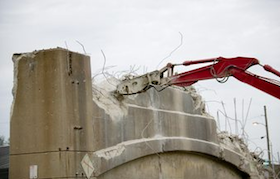 Demolition de beton arme