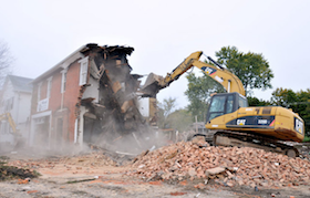 Demolition de grande maison