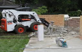 Démolition dalle de béton